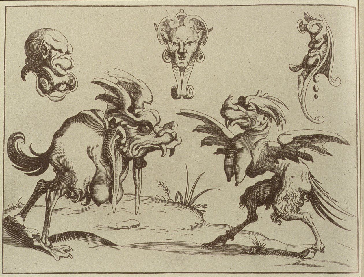 Grotesker, 1637 av Dutch School
