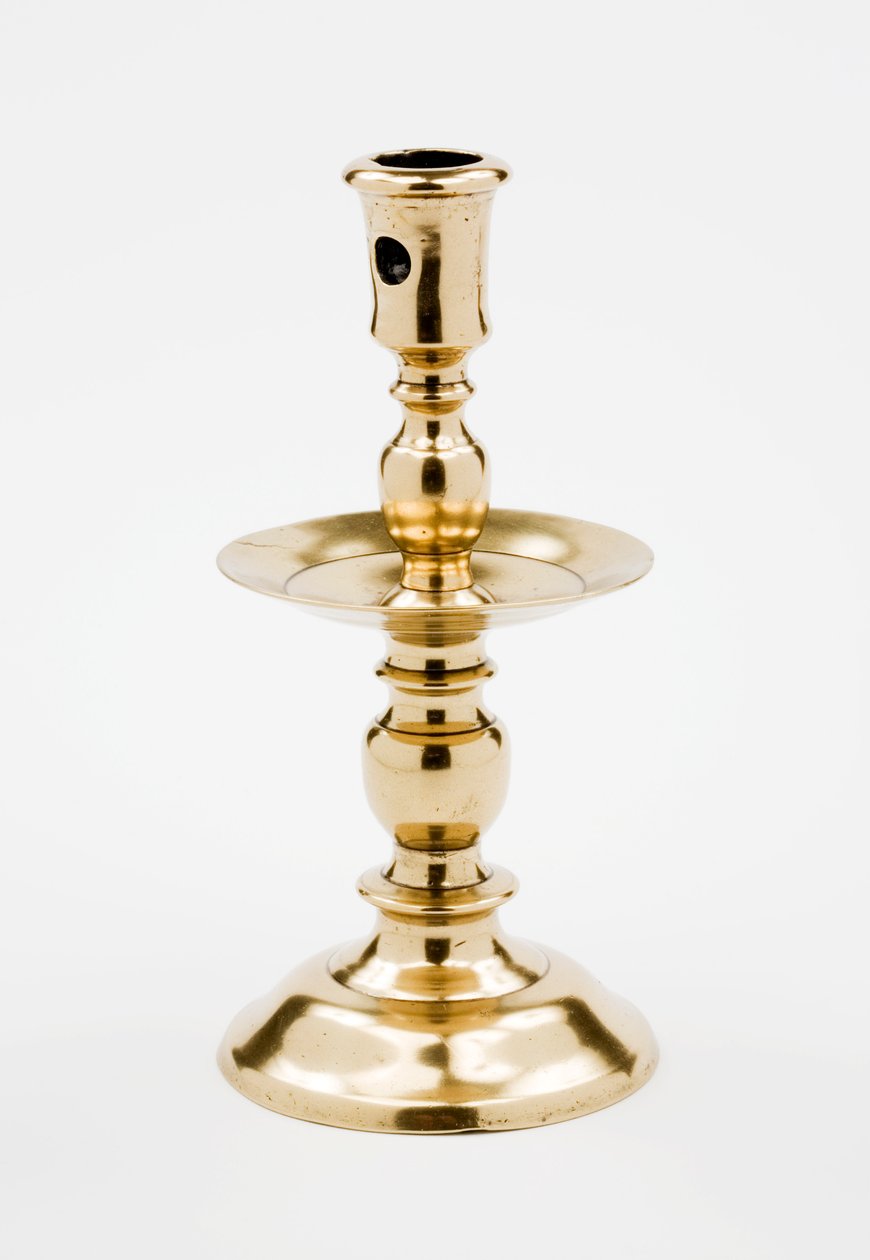 Heemskirk ljusstake, troligen tillverkad i Nederländerna, ca 1590-1640 (mässing) av Dutch School