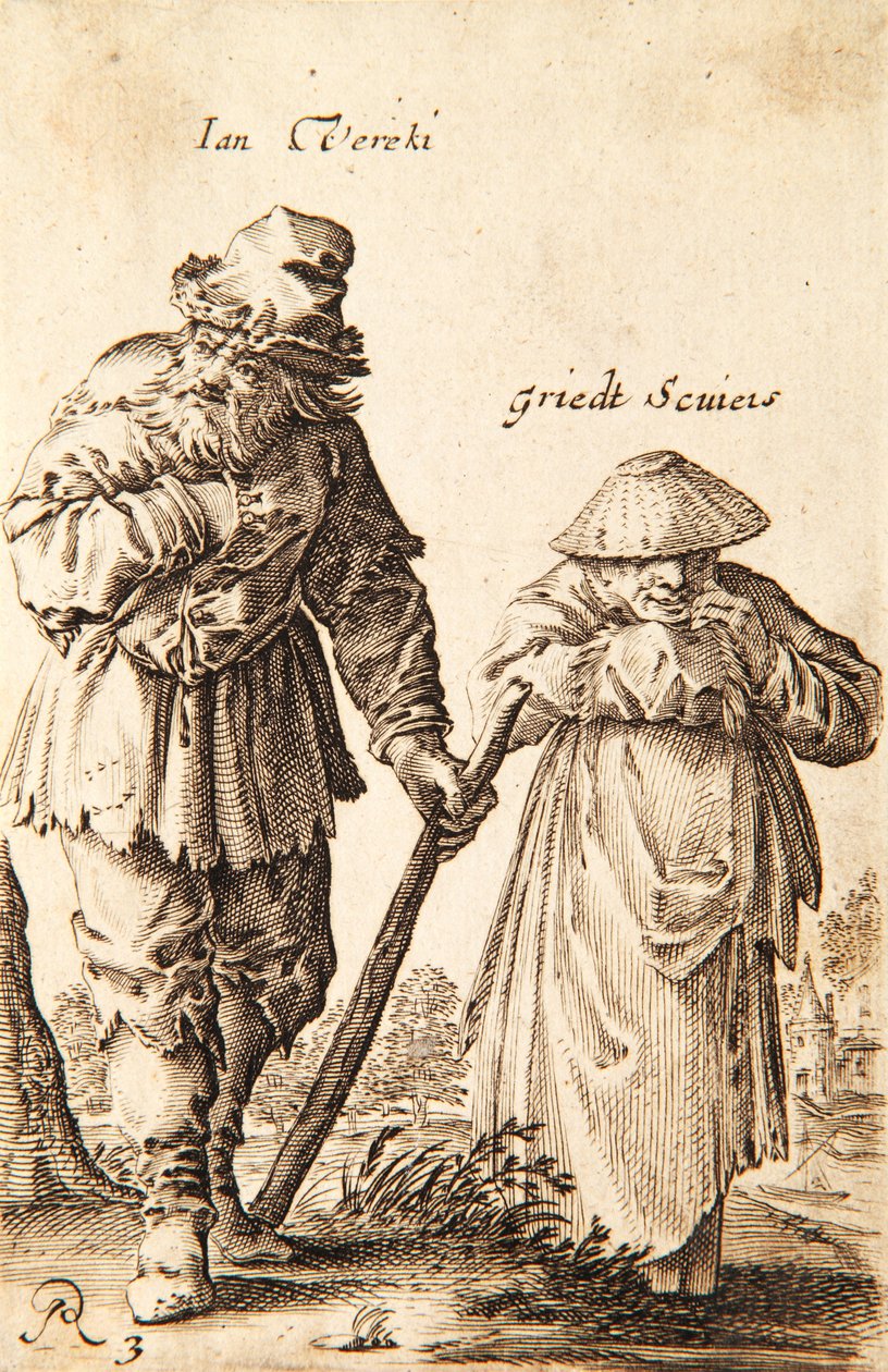 Ian Verecki och Griedt Scuiers (etsning och gravyr) av Dutch School