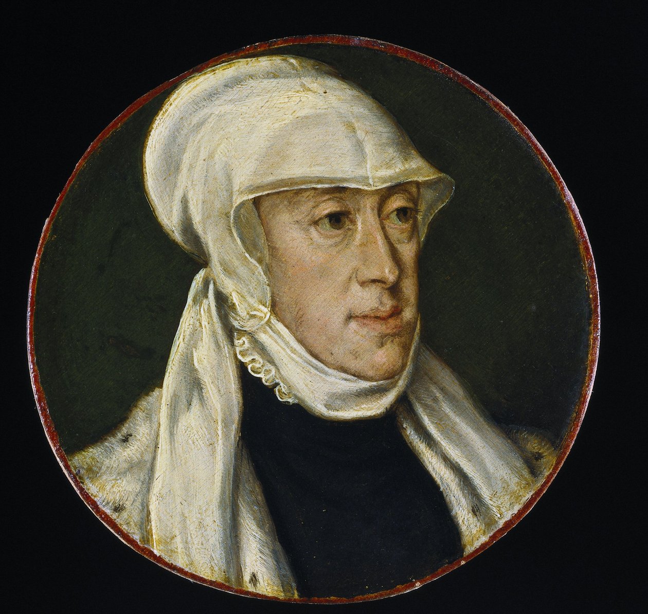 Maria av Ungern, Nederländernas regent, 1550-60 av Dutch School