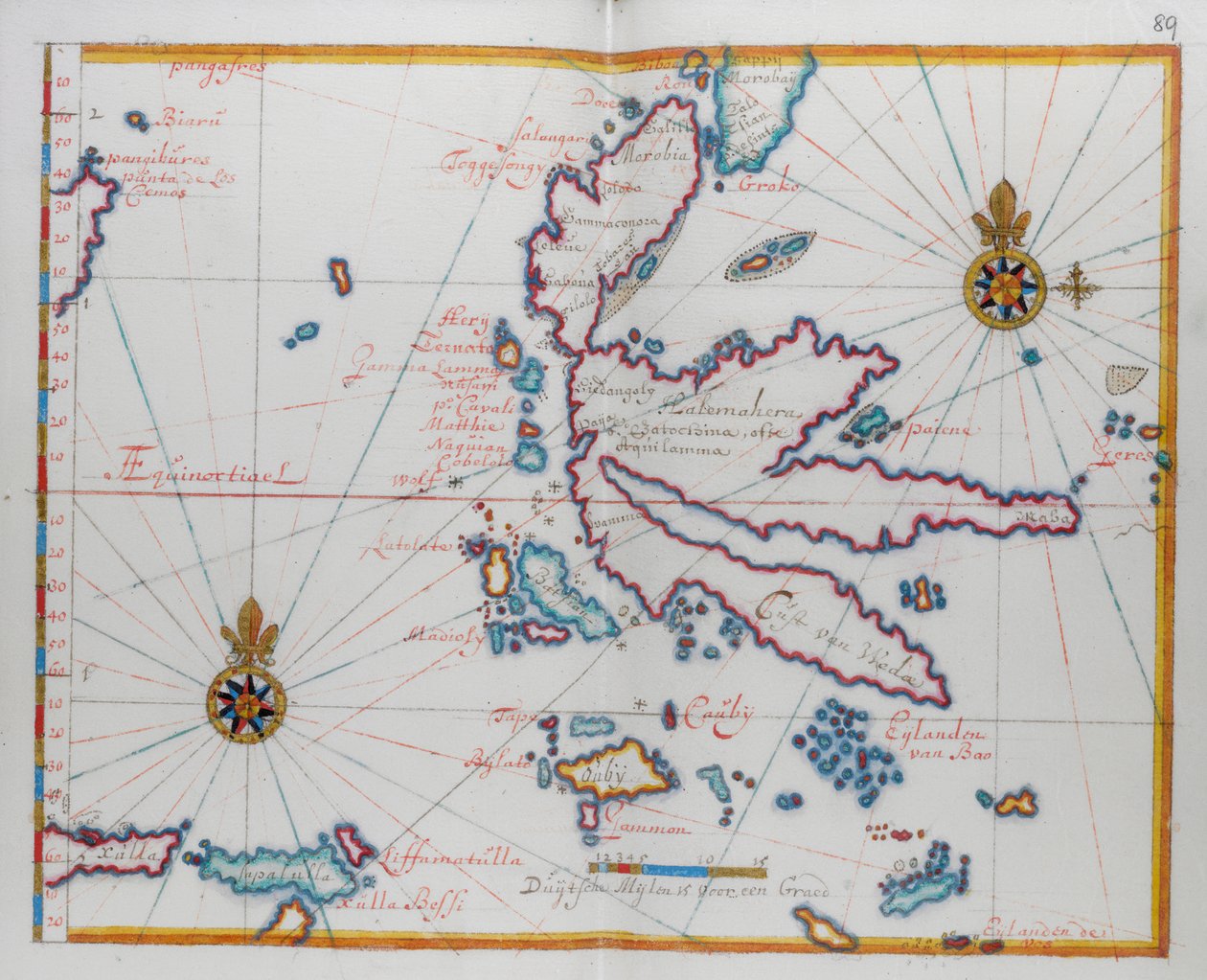 Molucca (Maluku) Islands, E. Indies, Indonesien. av Dutch School