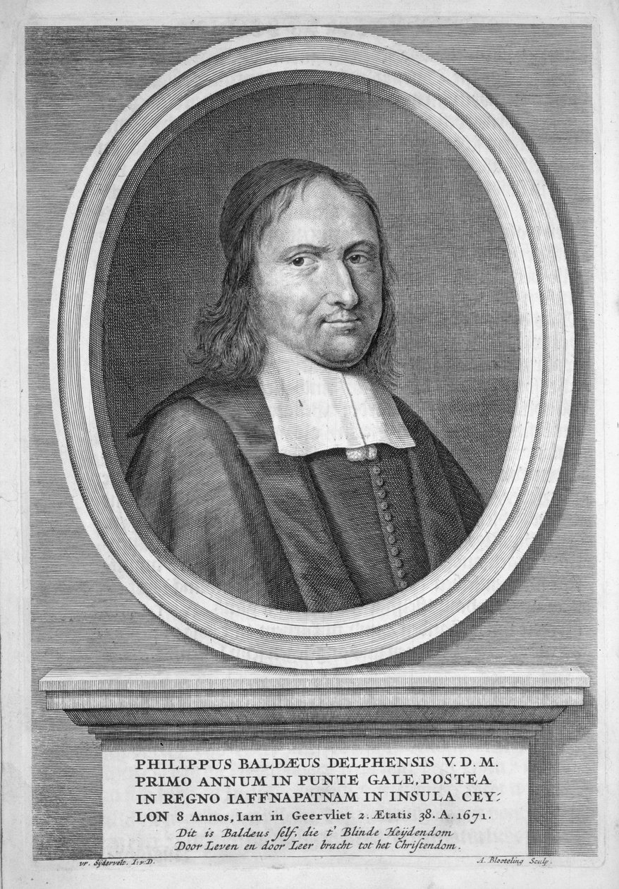 Philip Baldaeus av Dutch School