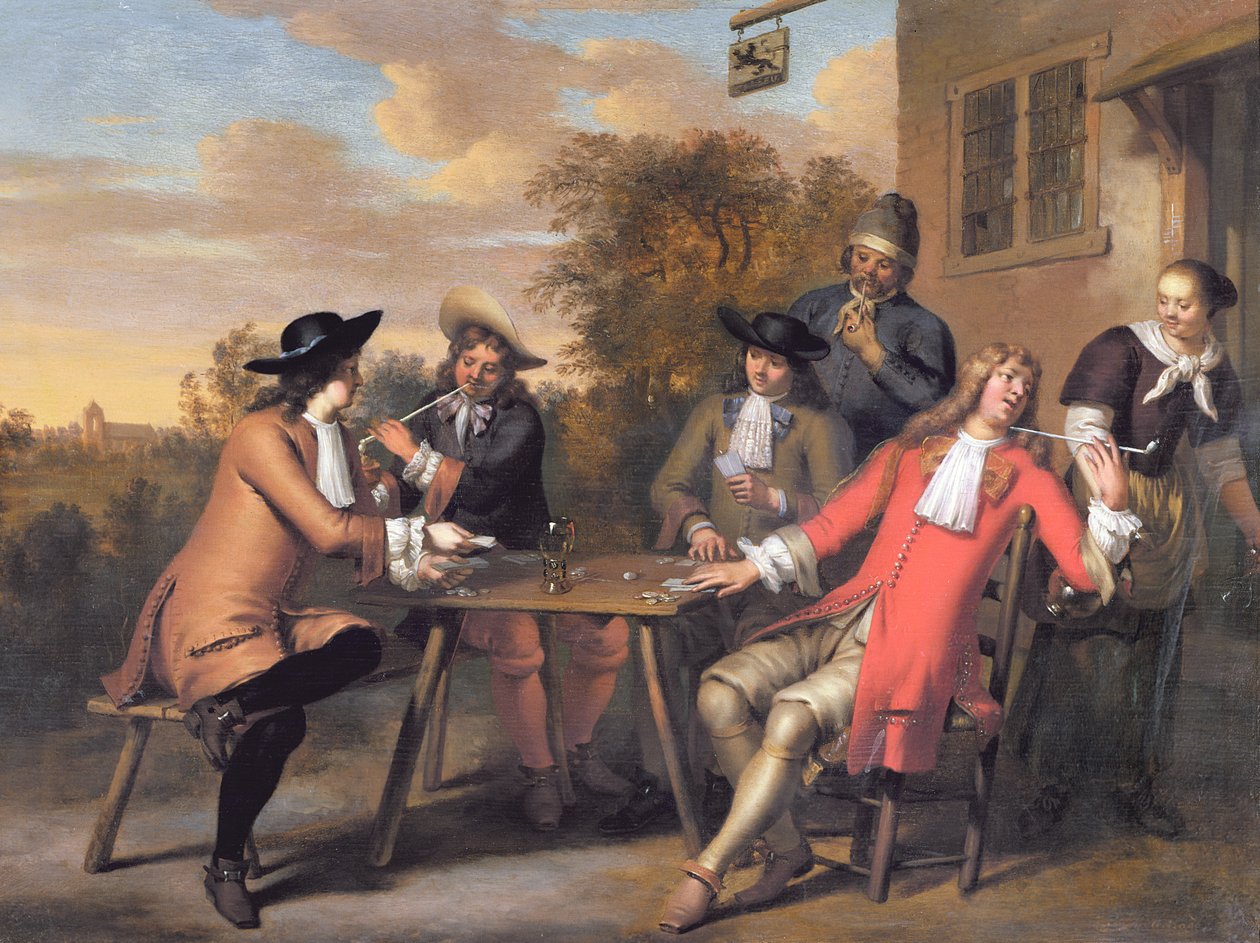 Spelar kort av Dutch School