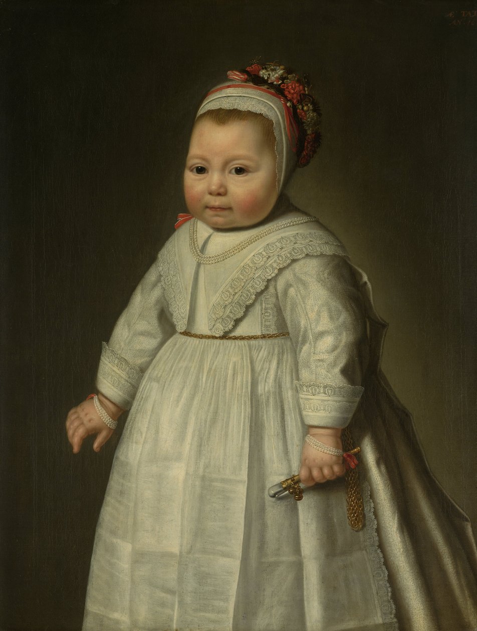 Porträtt av Jacoba Bontemantel, 1644 av Dutch School