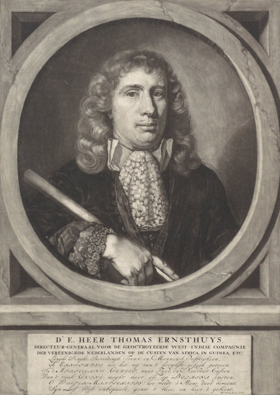 Porträtt av Thomas Ernsthuys av Dutch School
