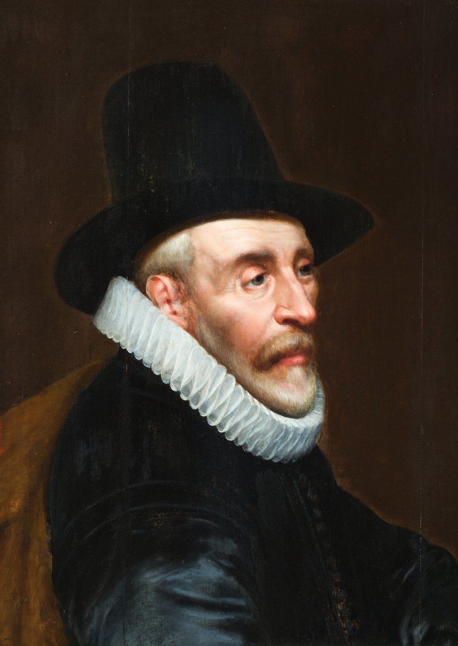 Porträtt av en gentleman, sägs vara Sir Robert Catesby av Dutch School