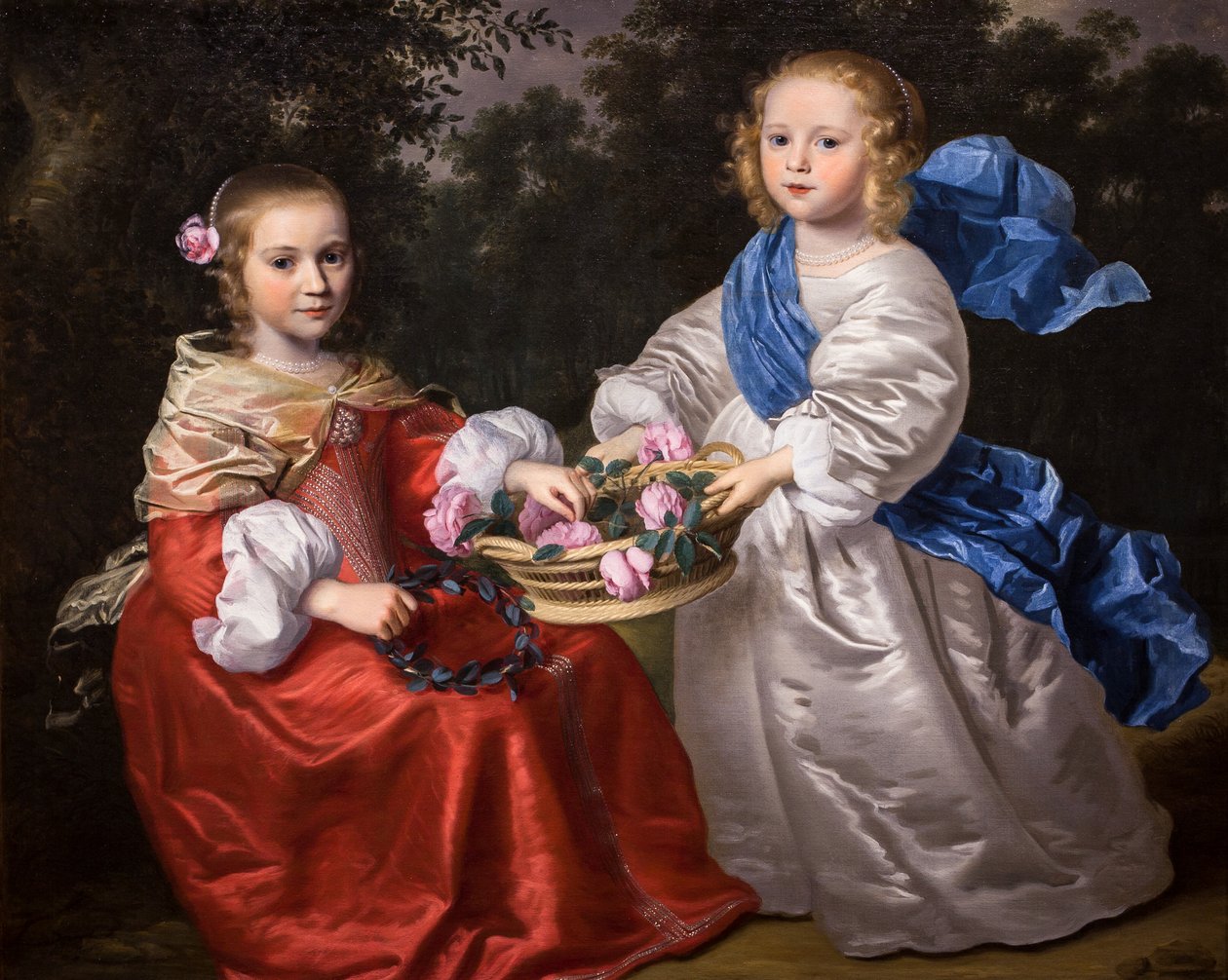 Porträtt av barn av Dutch School