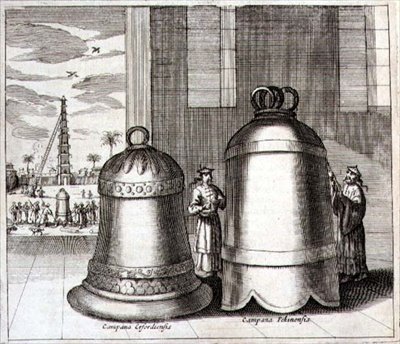 De stora klockorna i Erfurt och Peking, från 