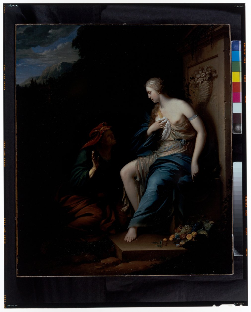 Vertumnus och Pomona av Dutch School
