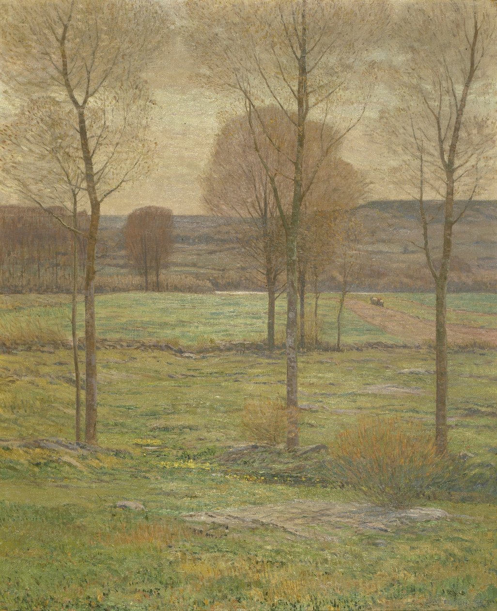 Tidig vår i New England, 1897 av Dwight William Tryon