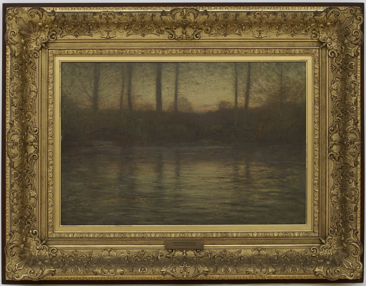 Aftonstjärnan, 1905 (olja på träpanel) av Dwight William Tryon