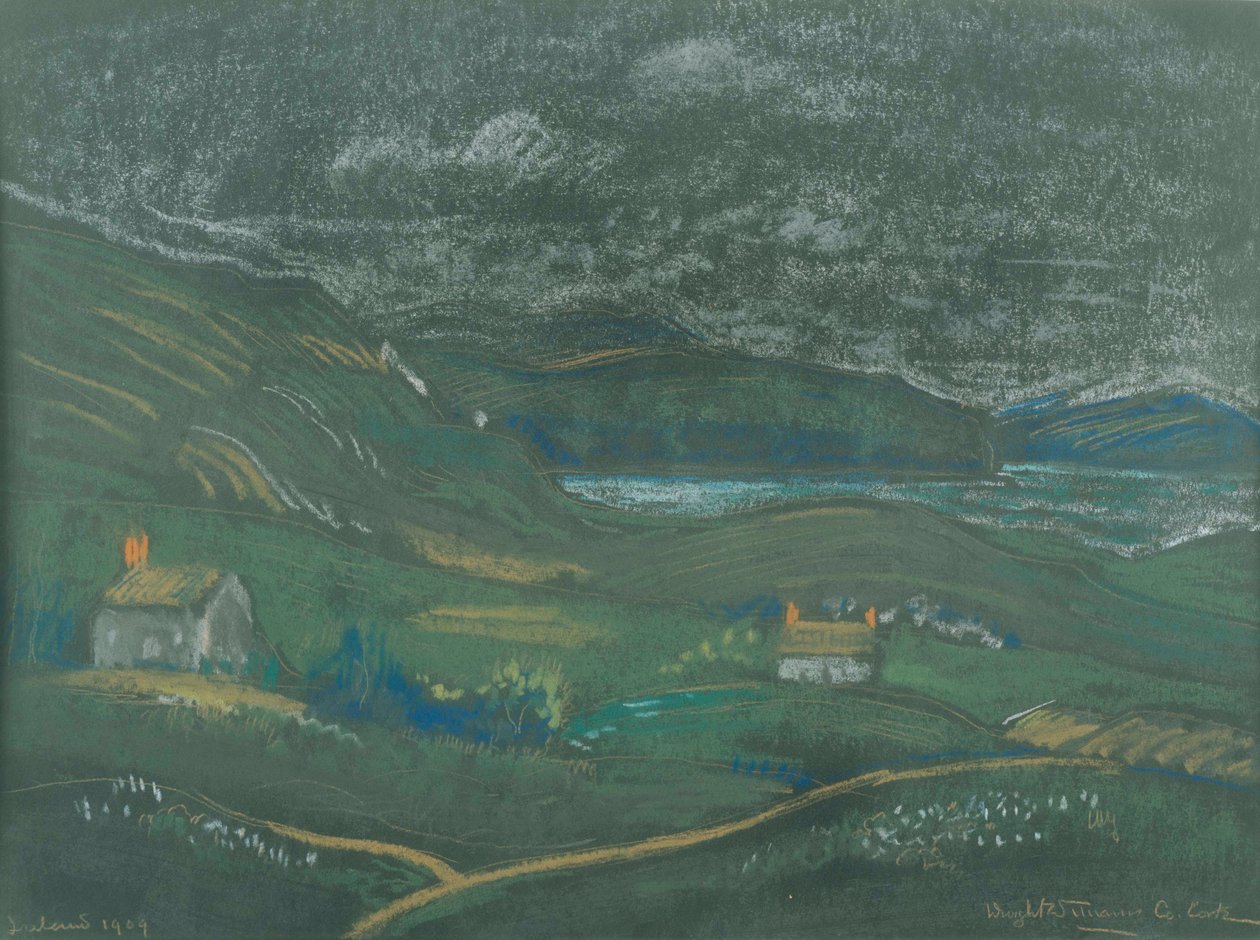 Landskap utan titel (County Cork) av Dwight Williams
