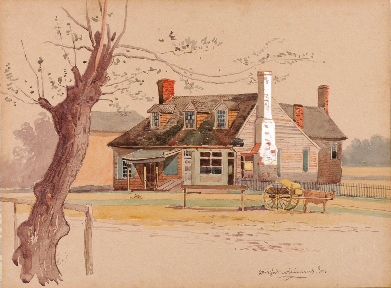 Williamsburg Post Office, ca. 1890. av Dwight Williams