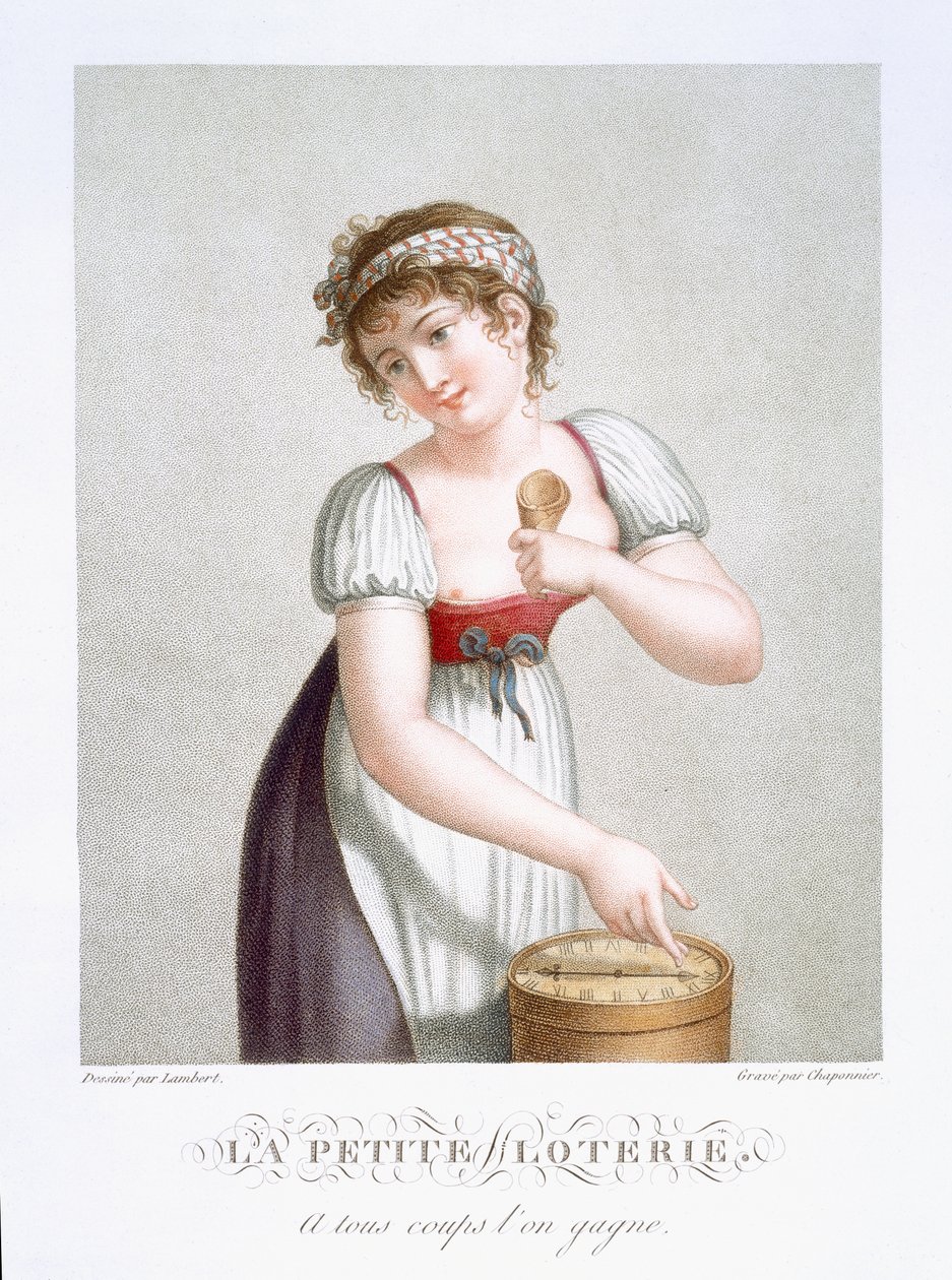 Det lilla lotteriet, c.1816 av E. F. Lambert