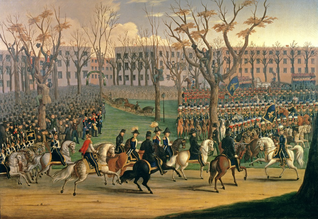 General Louis Kossuths mottagande i New York City, 6 december 1851 av E. Percel