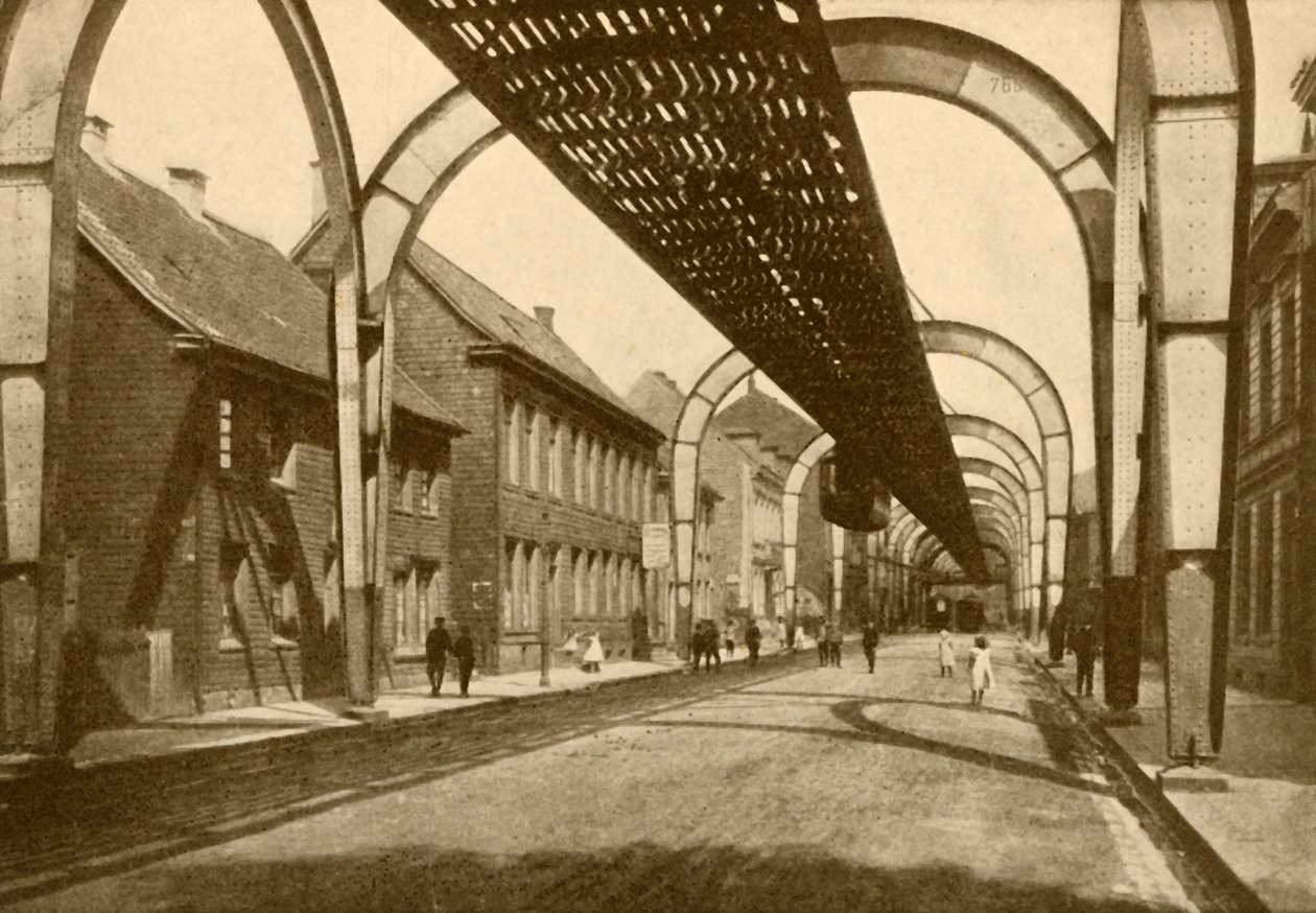 Ett elektriskt upphängningssystem med monorail, 1930. av ENA