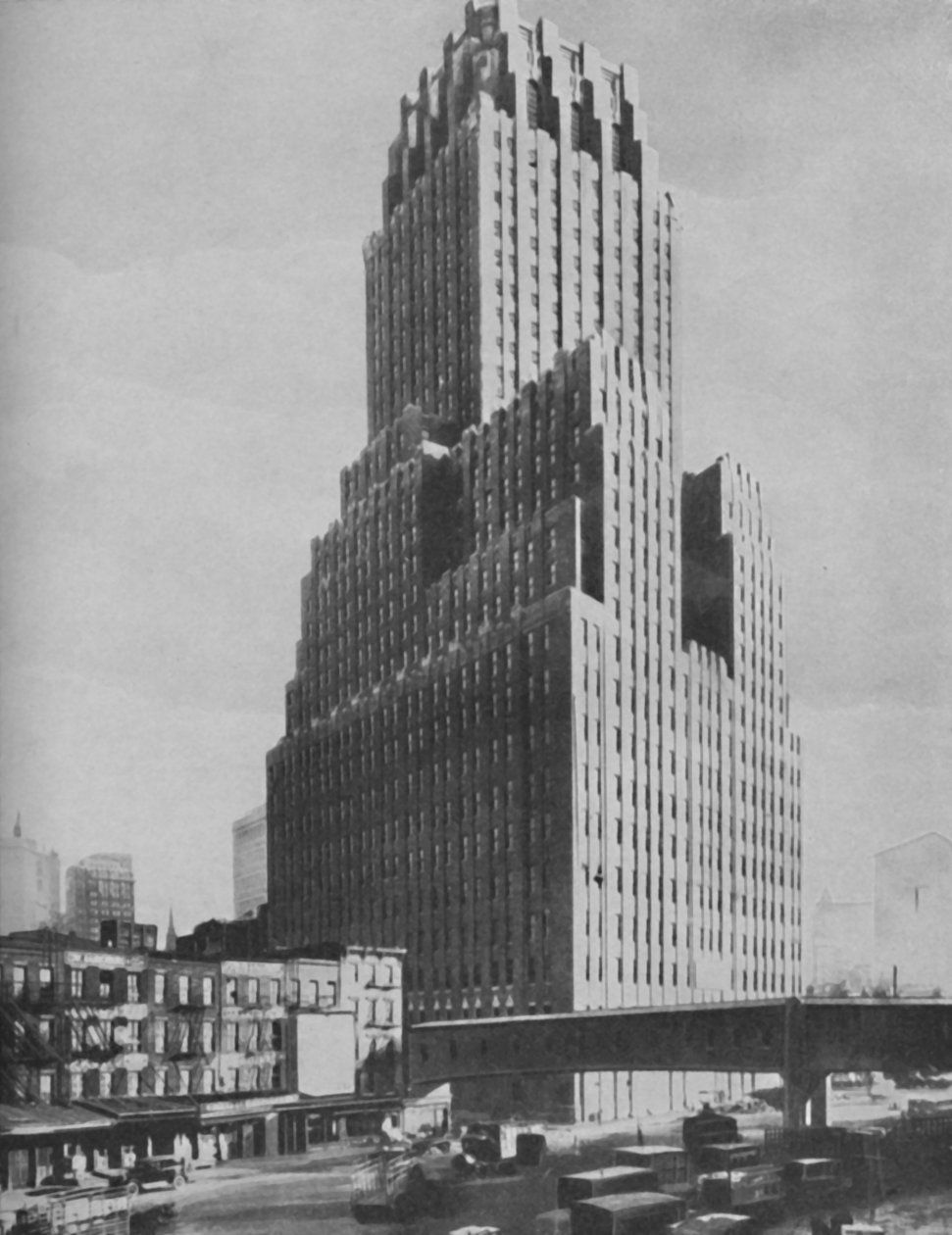 Marvels of Ancient Babylon Outclassed in Modern New York, c1935 av ENA