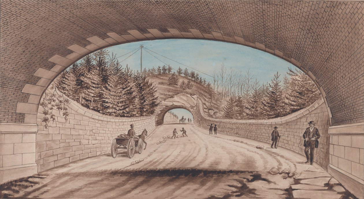 Central Park, tvärväg nr 2, 1870. av EP
