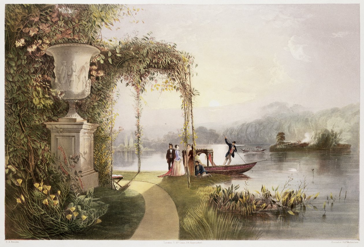 The Lake, Trentham Hall Gardens, från 
