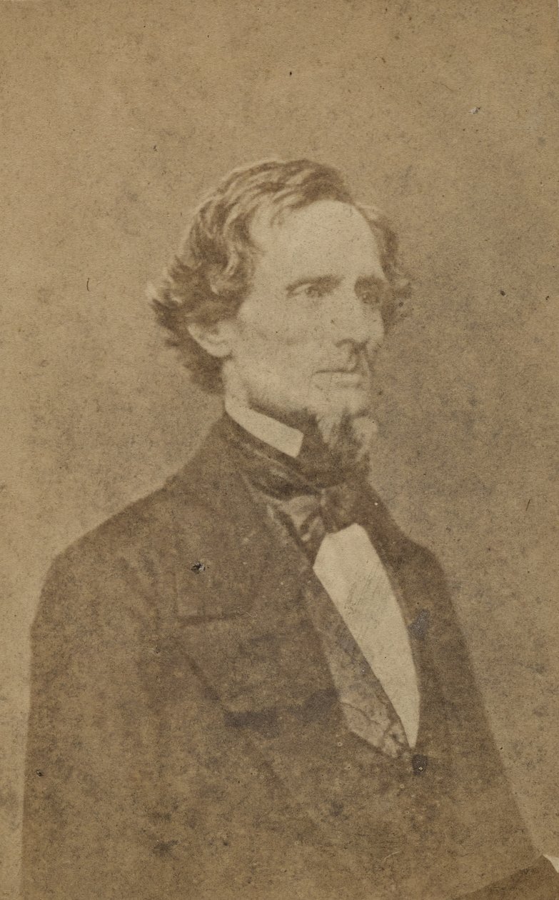 Jefferson Davis (albumin silvertryck) av E. Anthony