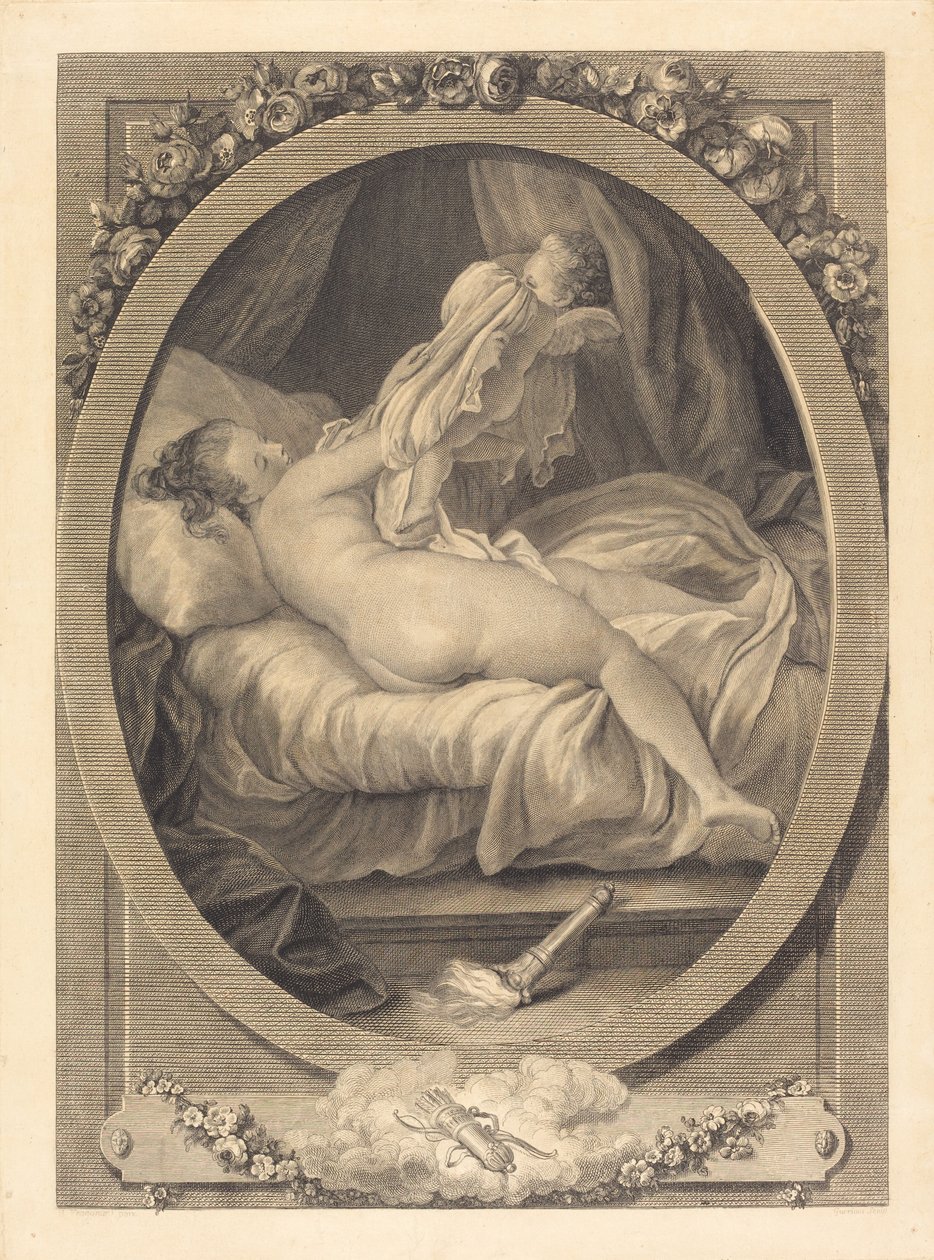 Skjortan borttagen av E. Guersant after Jean Honoré Fragonard