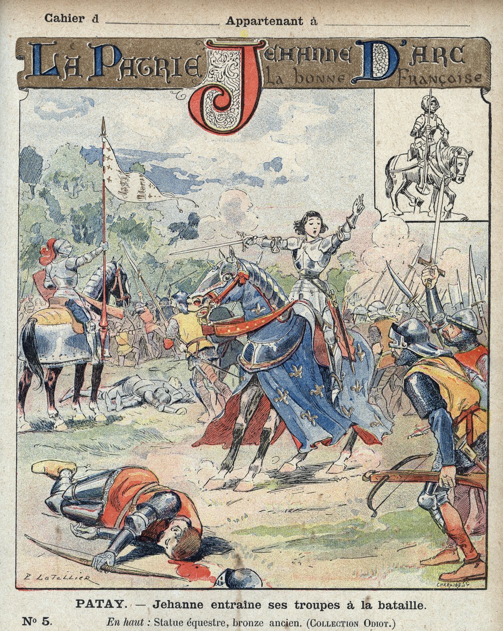 Hundraåriga krig mellan Frankrike och England av E. Letellier