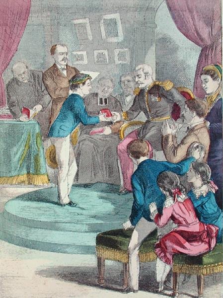 Prisutdelningsceremonin, illustration från 