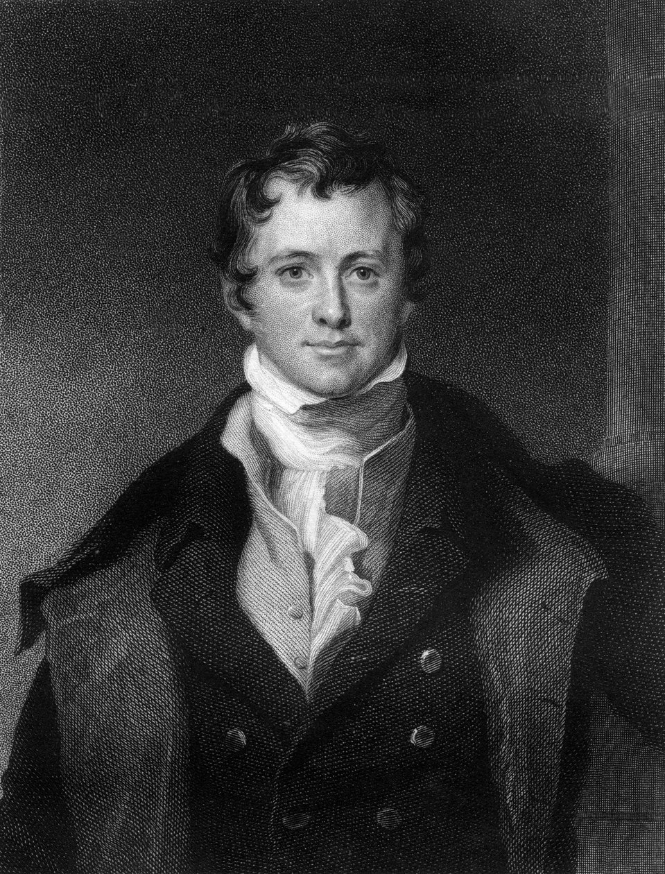 Sir Humphrey Davy, Cornish kemist och fysiker, 1845. av E. Scriven