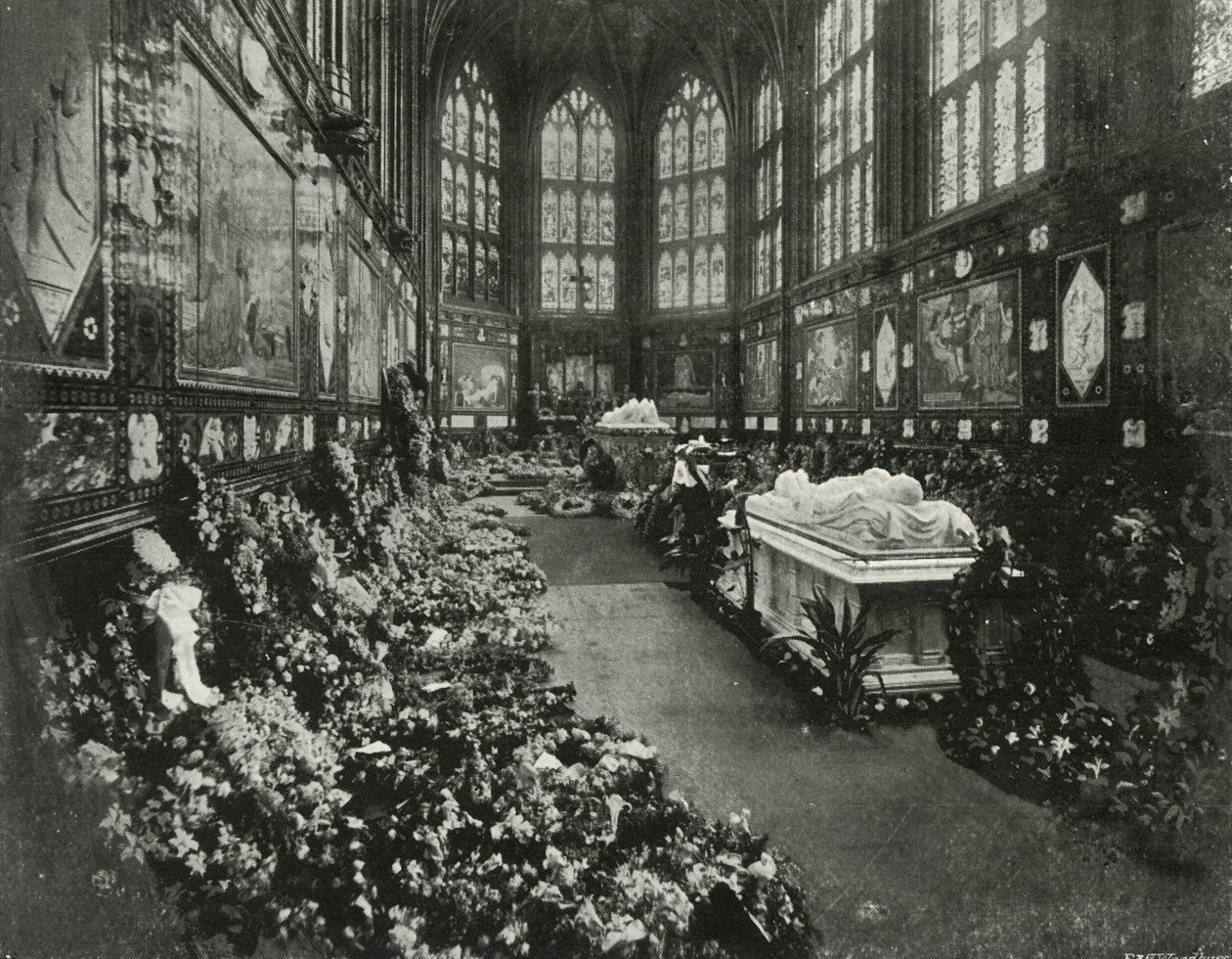 Begravning av H.R.H. Hertigen av Clarence, januari 1892, c1897 av E. and S. Woodbury