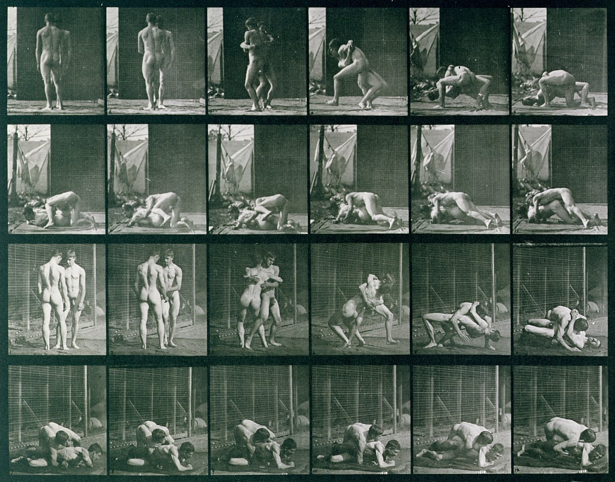 Two Men Wrestling, skylt 346 från 