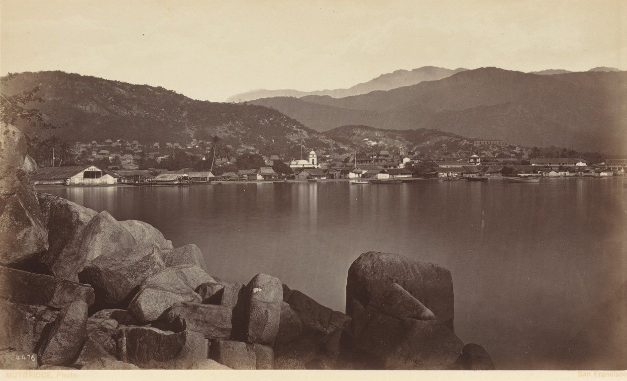 Acapulco,1877 (foto) av Eadweard Muybridge