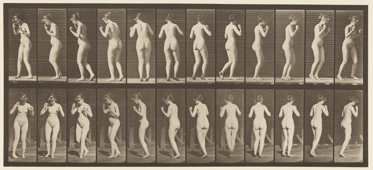 Tallrik 195. Dansvals av Eadweard Muybridge