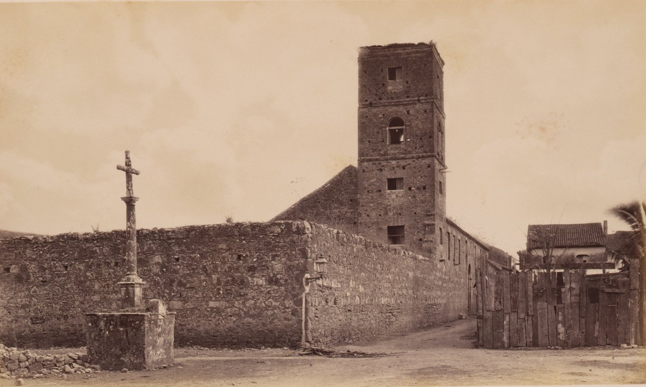 Ruinerna av klostret Las Monjas, Panama av Eadweard Muybridge
