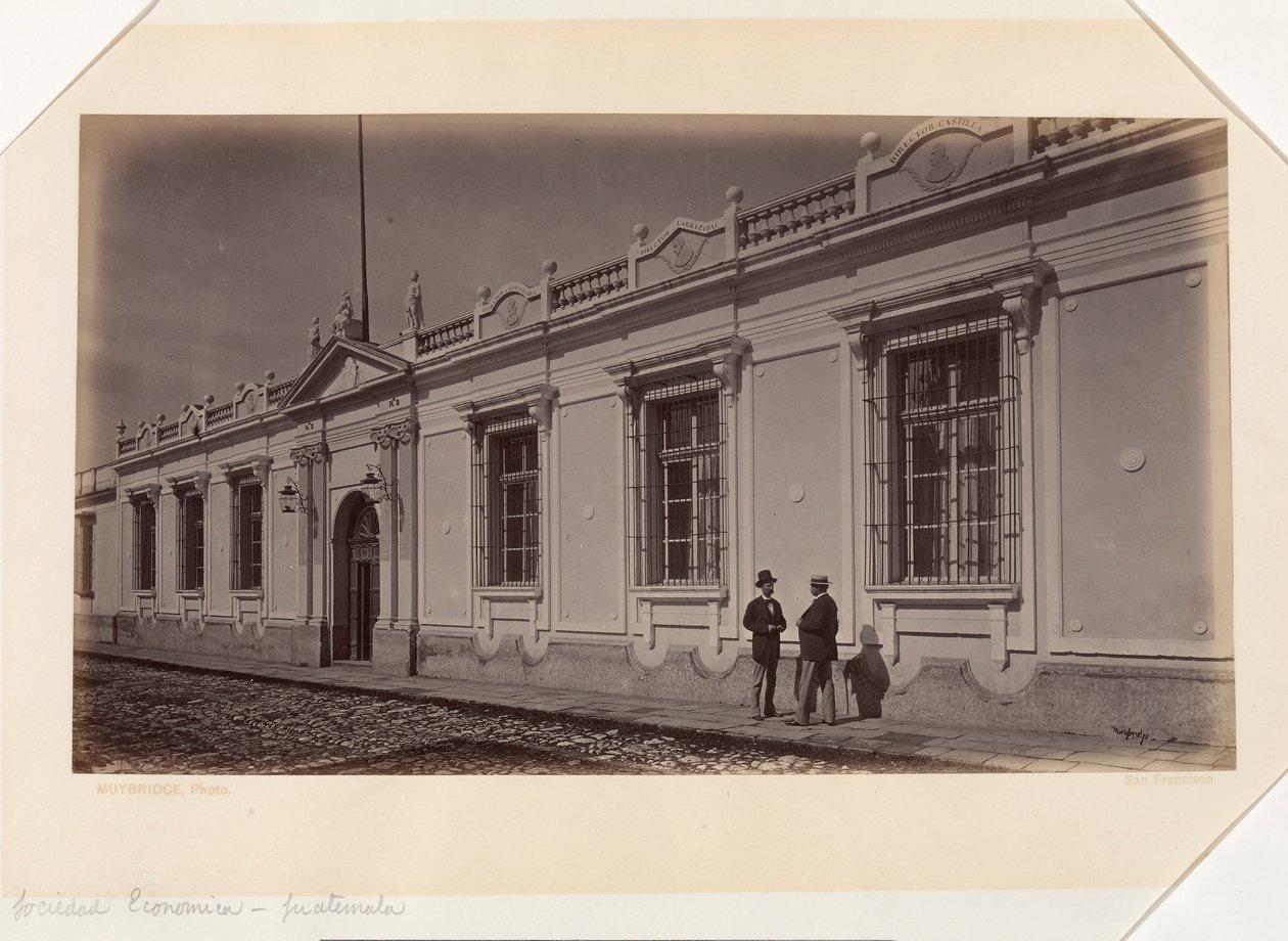 Ekonomiska föreningen, Guatemala av Eadweard Muybridge