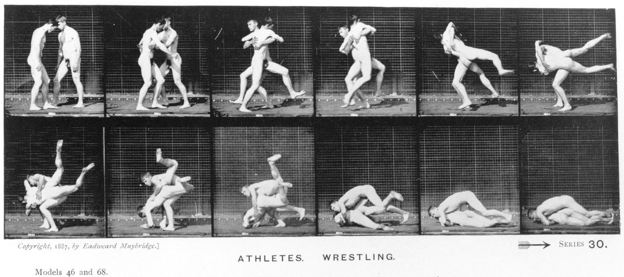 Two Men Wrestling, från 