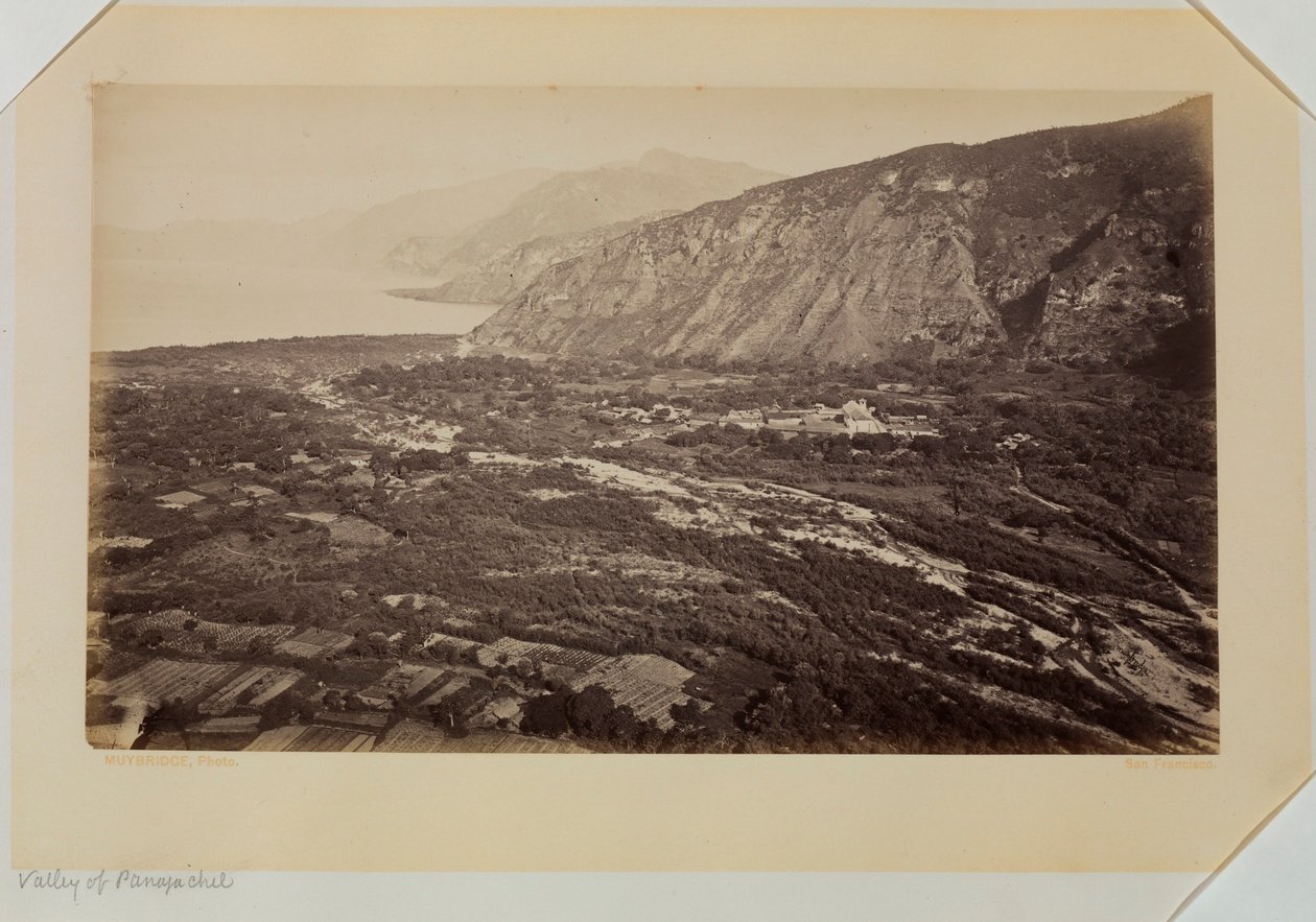 Panagachel-dalen, Guatemala av Eadweard Muybridge