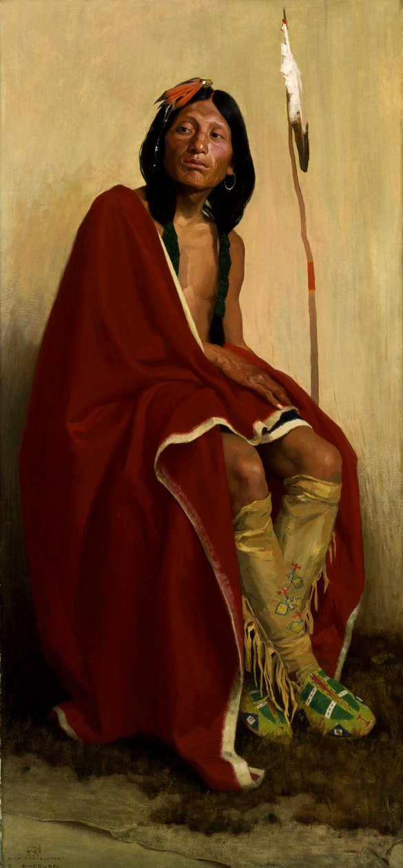 Elk-Foot från Taos-stammen av Eanger Irving Couse