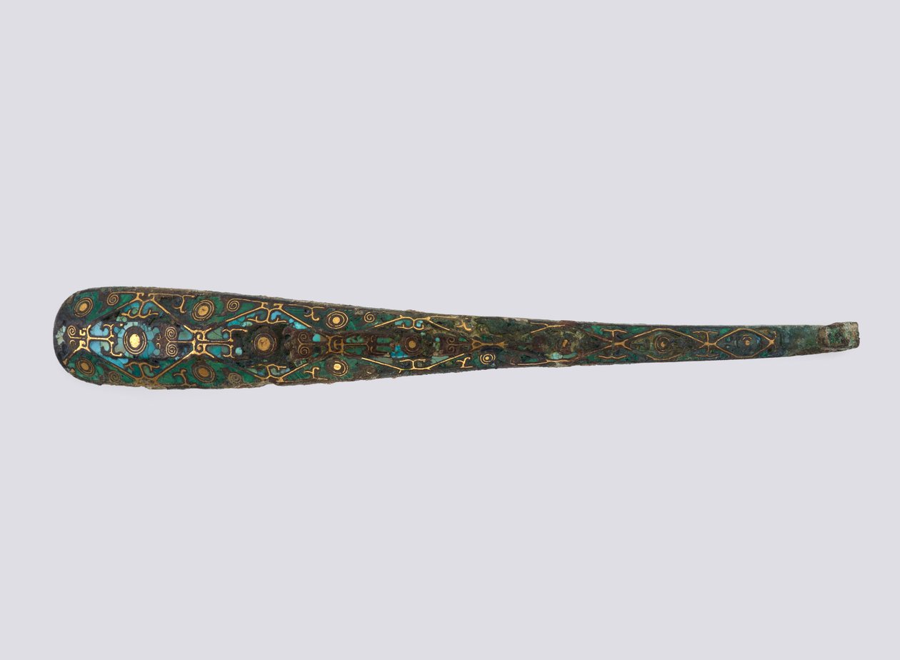 Klädkrok av Eastern Zhou Dynasty Chinese School