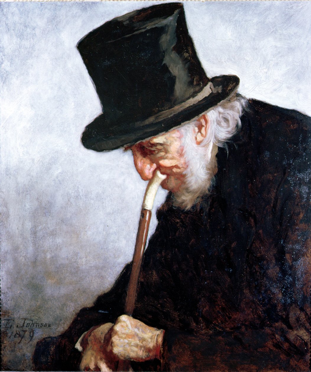 En pensionerad sjökapten från Massachusetts, 1879 av Eastman Johnson