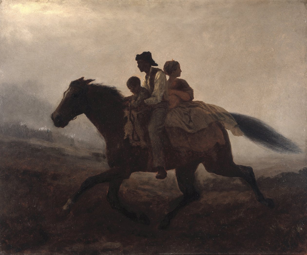 A Ride for Liberty - The Fugitive Slaves av Eastman Johnson