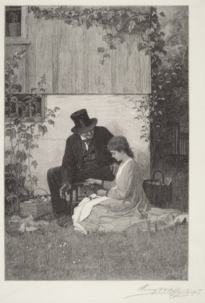 En gårdfarihandlare från New England av Eastman Johnson