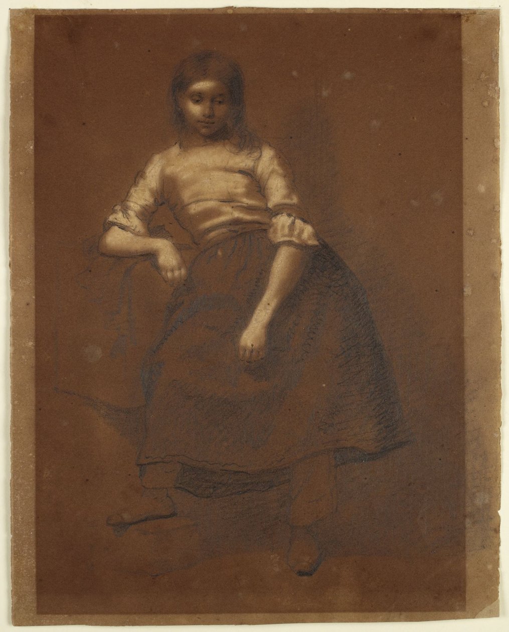 Holländsk bondflicka av Eastman Johnson