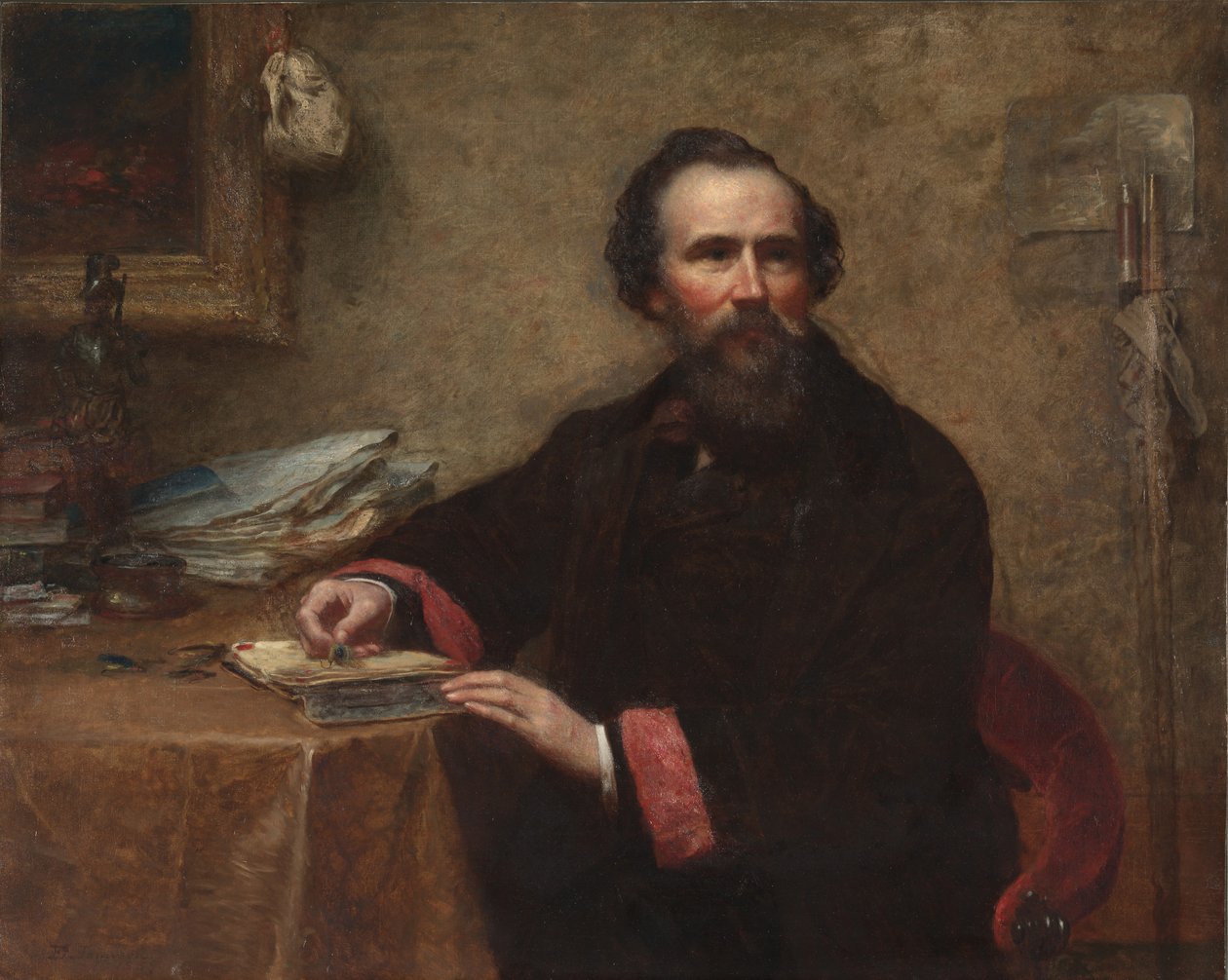 Porträtt av Genio C. Scott av Eastman Johnson