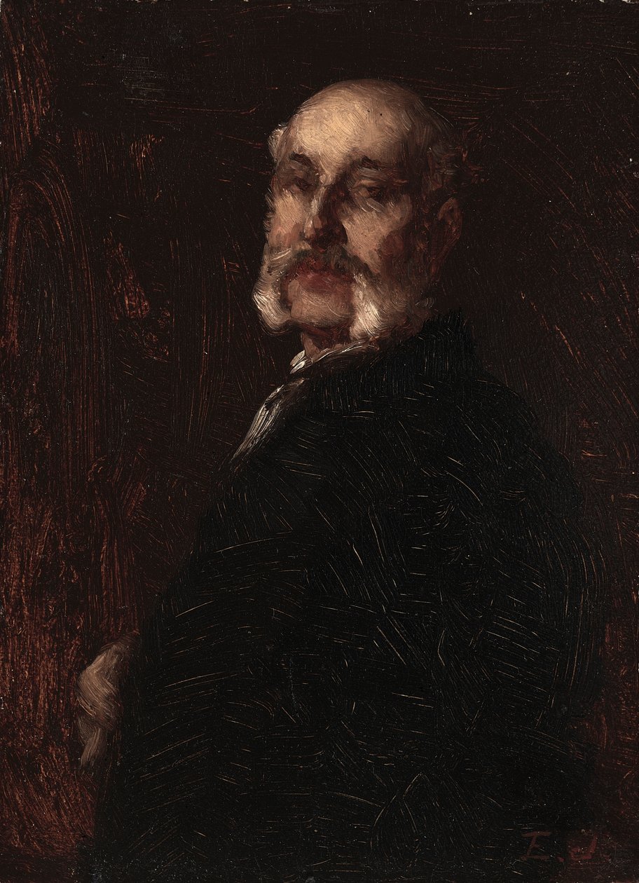 Samuel W. Rowse, ca 1881 (olja på pannå) av Eastman Johnson