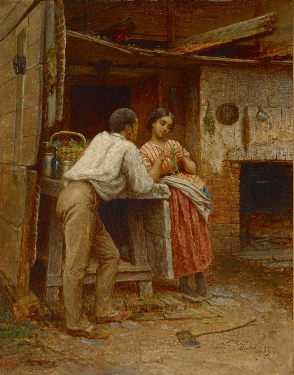 Södra uppvaktningen, 1859 av Eastman Johnson