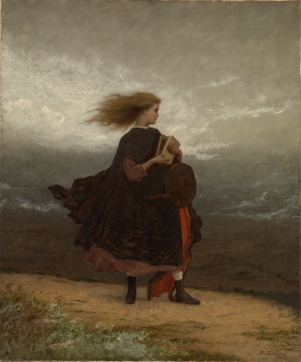Flickan jag lämnade efter mig, ca. 1872. av Eastman Johnson