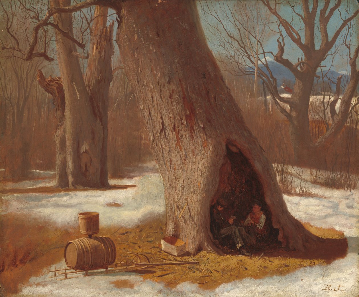 Skolkarna av Eastman Johnson