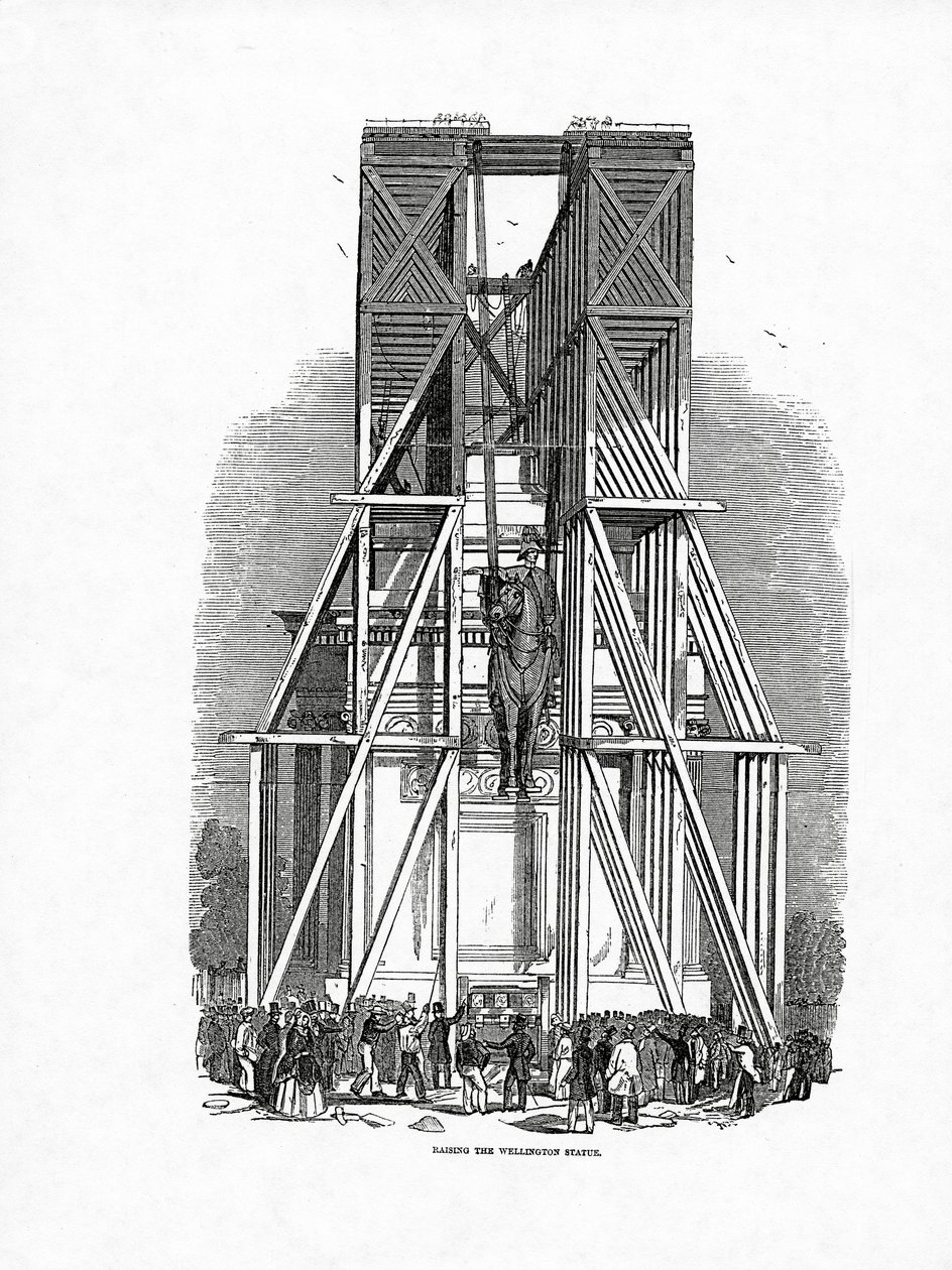 Raising the Wellington Statue, publicerad i 