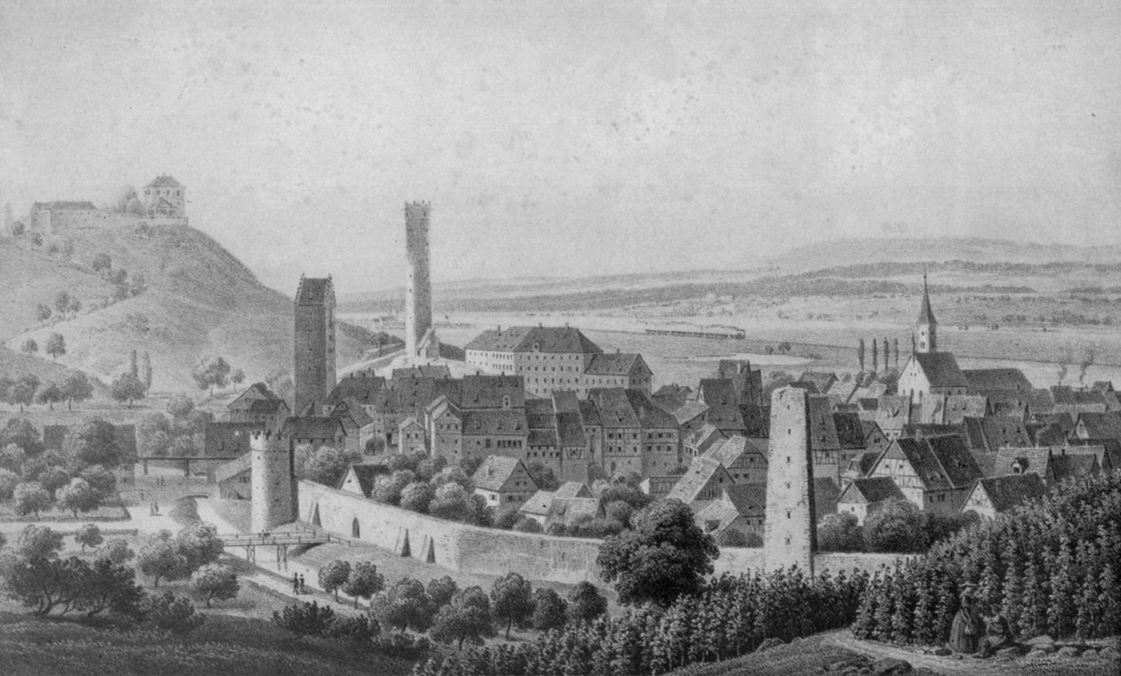 Ravensburg från nordost av Eberhard Emminger