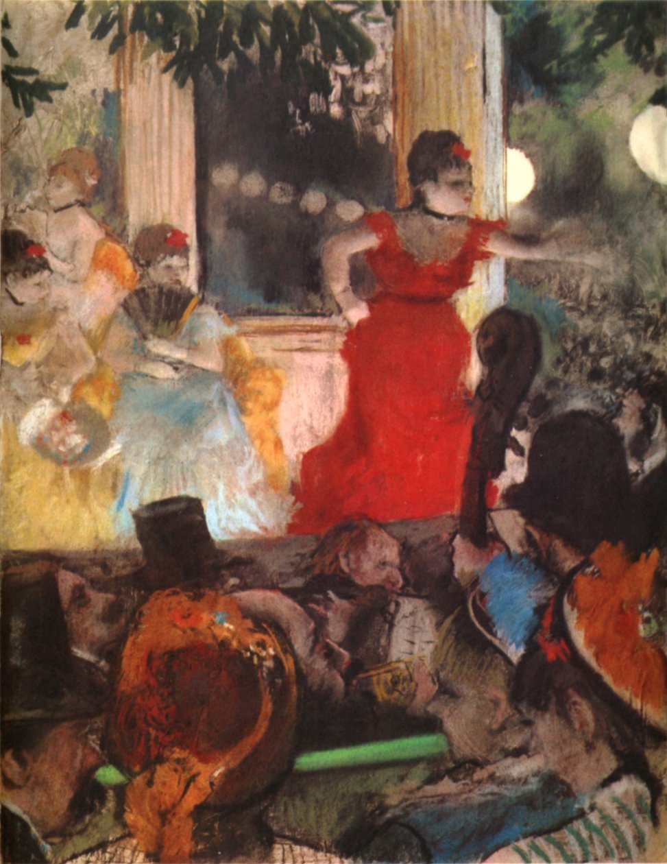  Im Konzertcafe Les AmbassadeursnEnglish: The cafe-concert at Les AmbassadeursnFrancais : Les cafe-concert des AmbassadeursnPortugues: O cafe-concerto dOs Embaixadoresn av Edgar Degas